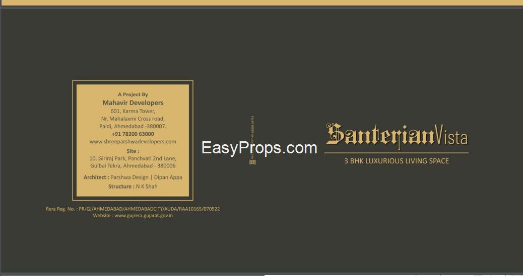 3 bhk flat on sale Ambavadi  area 